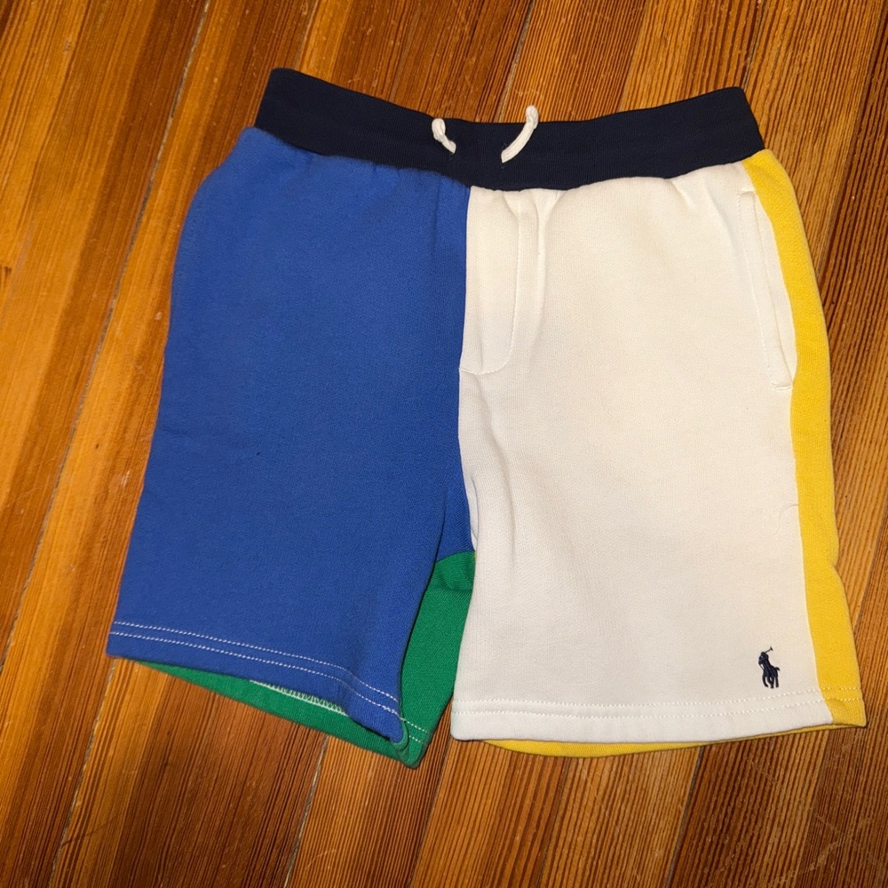 Polo by Ralph Lauren Kids' Multicolor Shorts - Blue, White, Green, Yellow